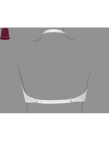 Sujetador Irene multiposiciones copa B con aros y relleno de Selene - 3 colores