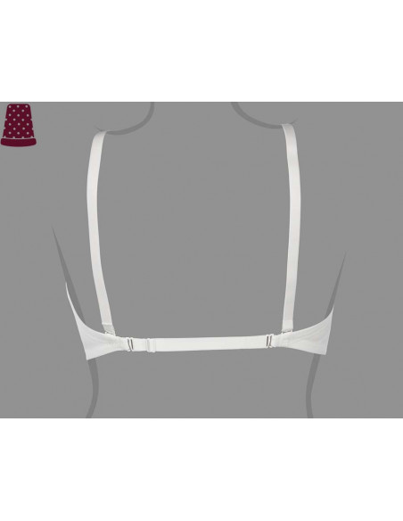 Sujetador Irene multiposiciones copa B con aros y relleno de Selene - 3 colores