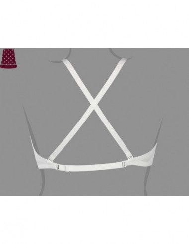 Sujetador Irene multiposiciones copa B con aros...