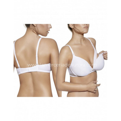 Sujetador maternal Alba copa C sin aros con relleno de...