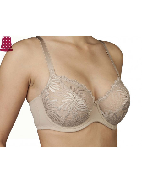 Sujetador Valentina copa C y D con aros y relleno de Selene - varios colores