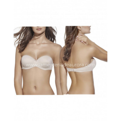 Sujetador Capri copa B con aros y relleno push-up +1 de...