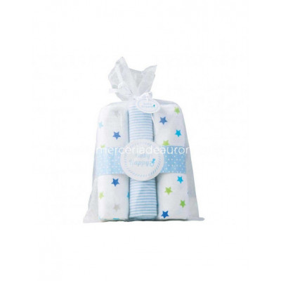 Gasitas bebé (3 unidades) estrellas azules