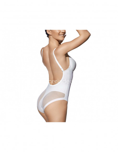 Body espalda al aire Giorgia copa C con aros y relleno de Selene - varios colores