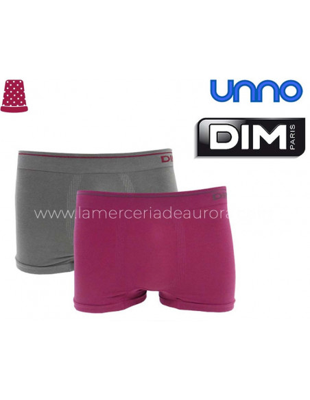 Bóxer sin costuras de algodón D05HF by Dim (pack 2 uds)