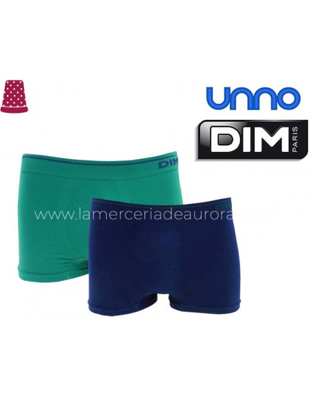 Bóxer sin costuras de algodón D05HF by Dim (pack 2 uds)