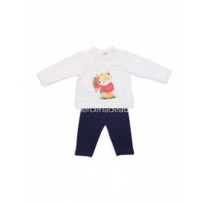 Chandal bebé niña Osito flores de Babybol