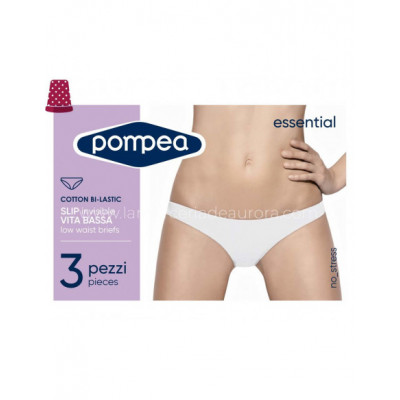 Bikini bajo algodón elástico colores surtidos (3 uds) de... 2