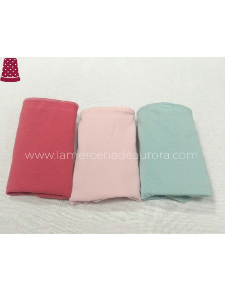 Bikini bajo algodón elástico colores surtidos (3 uds) de Pompea