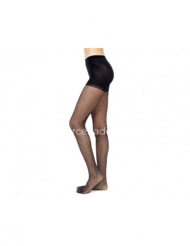 Panty triple action 20 DEN fantasía Topos de Pompea