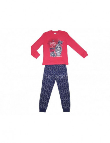 Pijama juvenil algodón interlock Fashion de Tobogán