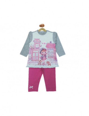 Conjunto bebé niña Shopping Girl de Yatsi