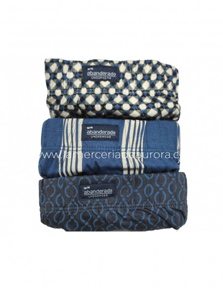 Slip 0080 Abanderado - MIX AZUL GRIS