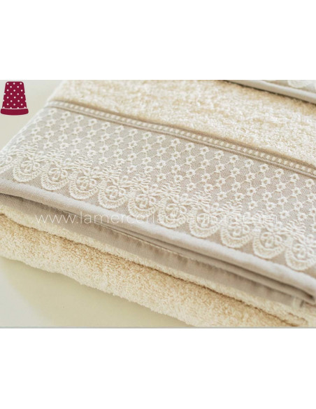 Juego de toallas (3 piezas) modelo Capri - varios colores