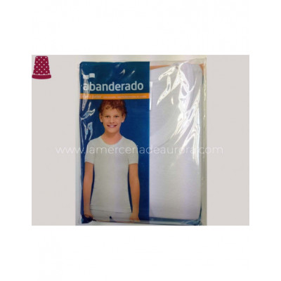 Camiseta manga corta niño algodón sin costuras 302 de... 2