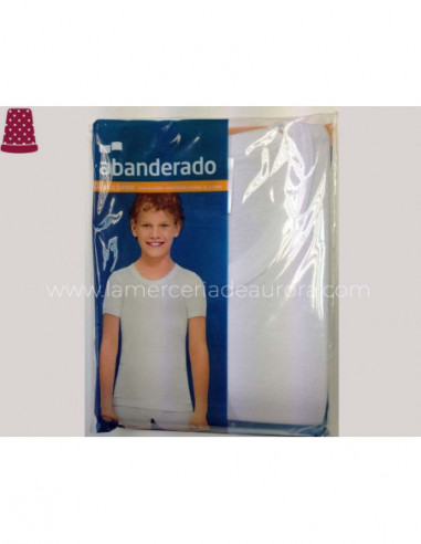 Camiseta manga corta niño algodón sin costuras...