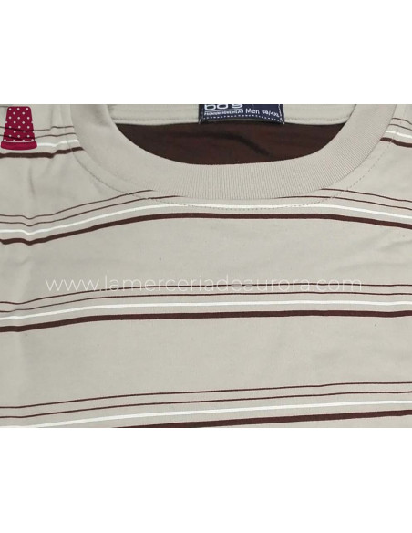 Pijama largo de hombre con coderas (tallas extra) - varios colores