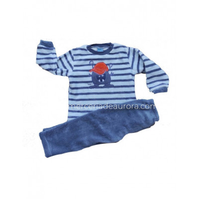 Pijama infantil coralina Monster de Kinanit