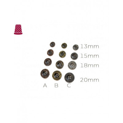 Botón metal para vaqueros - varios colores 2