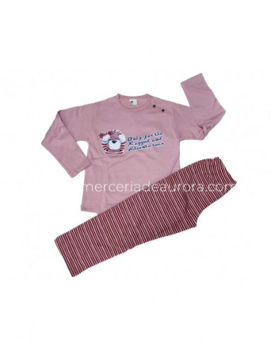 Pijama largo para niña invierno 14563 de Rachas
