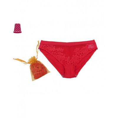 Bikini encaje rojo Navidad de Promise