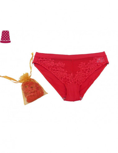 Bikini encaje rojo Navidad de Promise