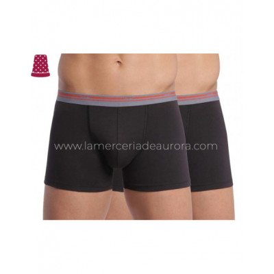 Bóxers negros de algodón elástico Daily Colors de Dim...