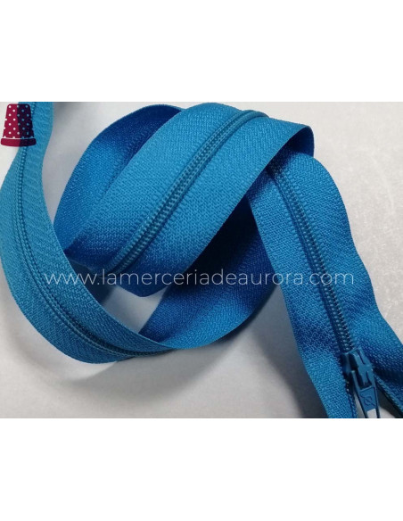 Cremallera de nylon (malla 3) - varios colores