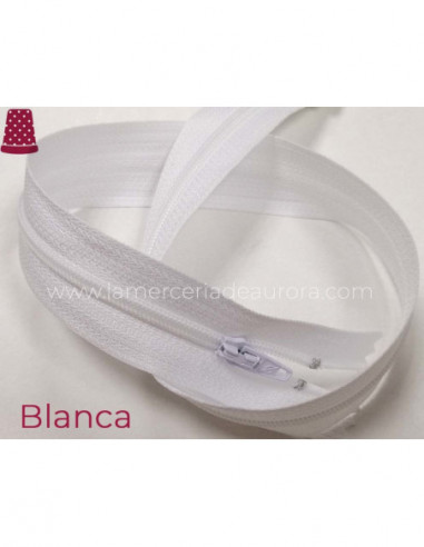 Cremallera de nylon (malla 3) - varios colores