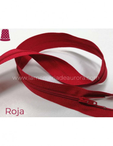 Cremallera de nylon (malla 3) - varios colores