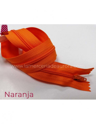 Cremallera de nylon (malla 3) - varios colores