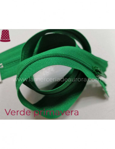Cremallera de nylon (malla 3) - varios colores