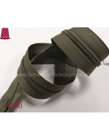 Cremallera de nylon (malla 3) - varios colores