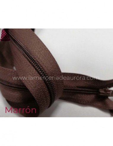 Cremallera de nylon (malla 3) - varios colores