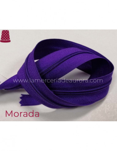 Cremallera de nylon (malla 3) - varios colores