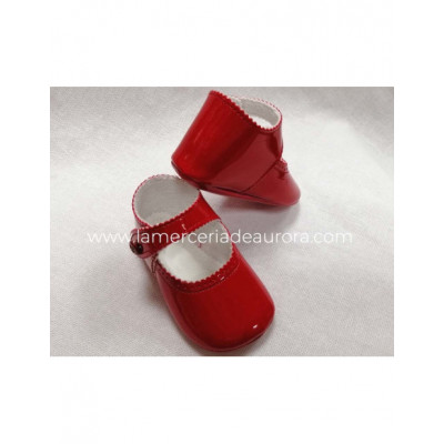 Zapatito de charol para bebé niña sin suela - varios colores