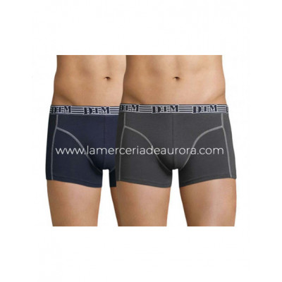 Pack de 2 bóxers de algodón elástico EcoDIM Mode - varios...