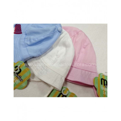 Sombrero bebé tela piqué - varios colores 2