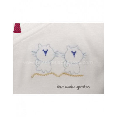 Body bebé bordado manga corta de Babidu 2