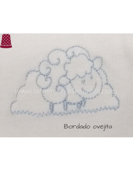 Body bebé bordado manga corta de Babidu