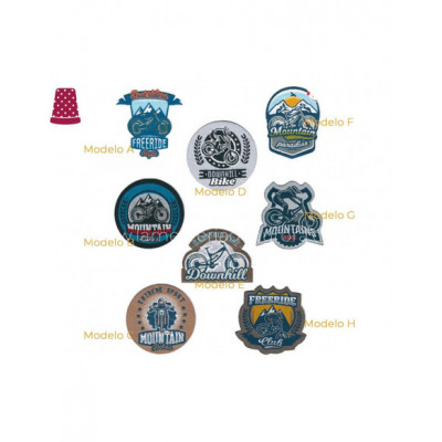 Parches termoadhesivos Mountain bikes 2