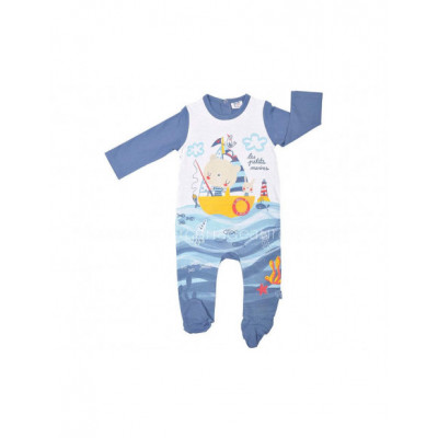 Pelele bebé niño Les Petits Marins entretiempo de Yatsi