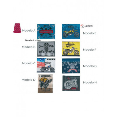 Parches termoadhesivos Motos 2
