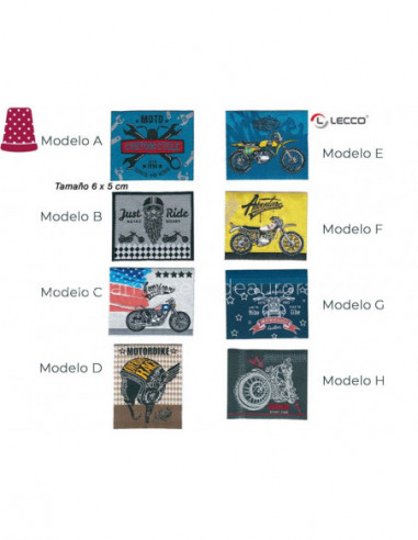 Parches termoadhesivos Motos