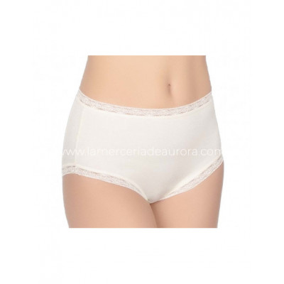 Braga señora alta de algodón con puntilla 212 de Naiara -...