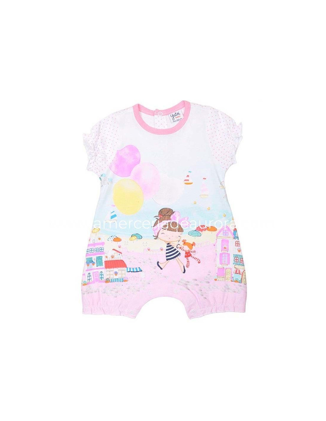 Pelele bebe sales niña verano