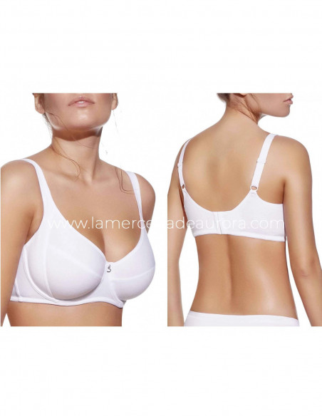 Sujetador Alessandra copa C 100% algodón con aros sin relleno de Selene - varios colores