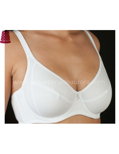 Sujetador Alessandra copa C 100% algodón con aros sin relleno de Selene - varios colores