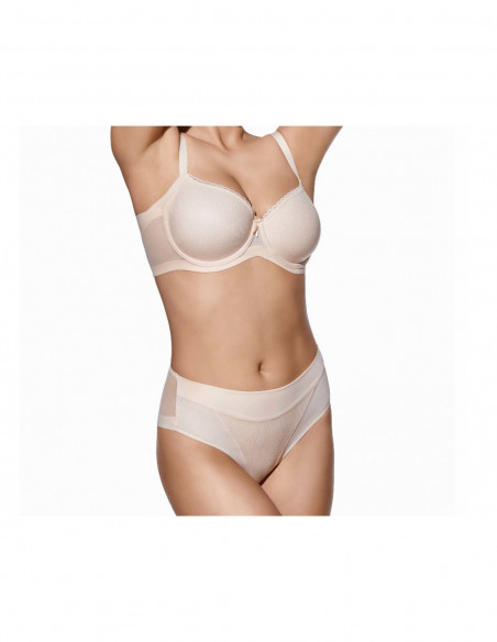 Sujetador Violeta copa C con aros y relleno de Selene - 4 colores