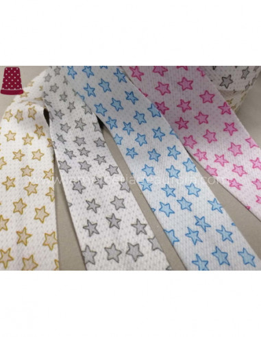 Bies fantasía 30mm piqué Estrellas - varios...